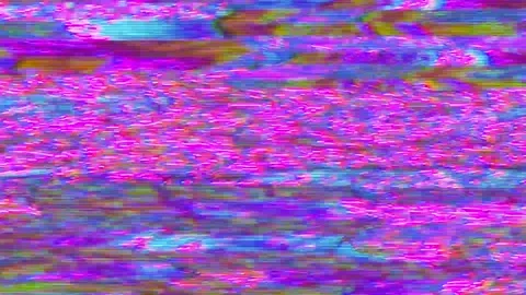 Futuristic colorful interference. Dotted pattern corrupted. Stock Footage 171174468