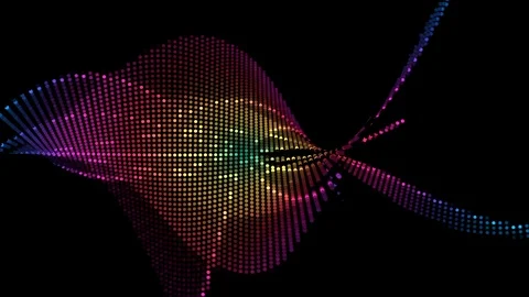 Futurıstic colorful lights Stock Footage 108757046