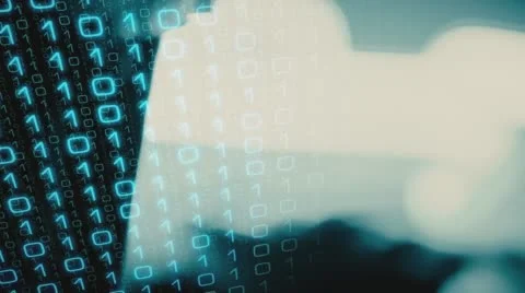 Futuristic communication idea motion background Stock Footage 64800331