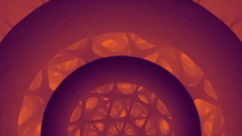 Futuristic composition Rotation rounded shapes Abstract animation 3D rendering Stock Footage 113328178
