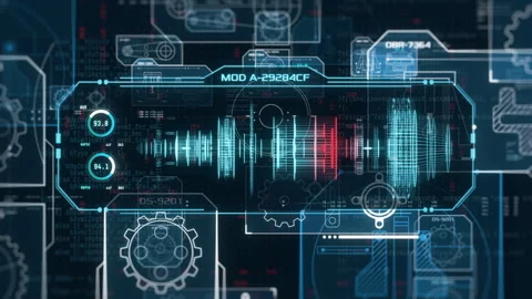 Futuristic computer aided design and manufacturing 動画素材 264045512