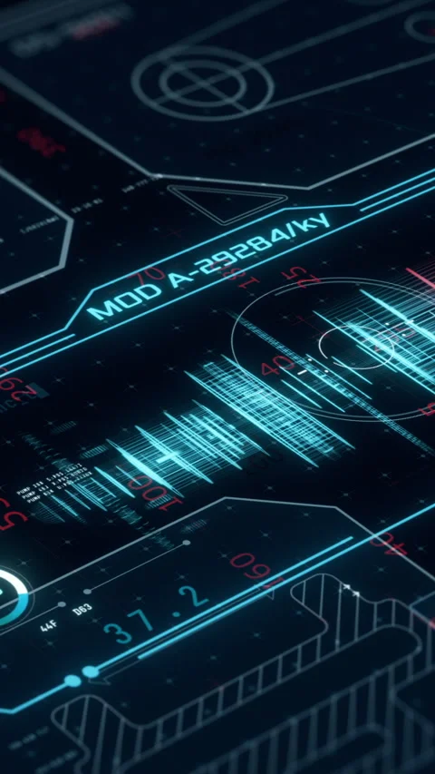 Futuristic computer aided design and manufacturing 動画素材 301592844