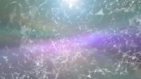 Futuristic computer network lines dots animation Stock Footage 322131452