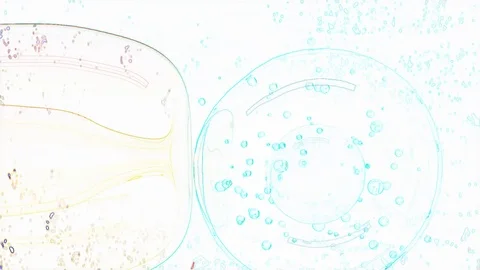 Futuristic concept of cure on molecular level. Stock Footage 112360503