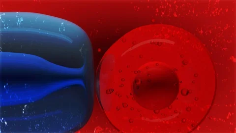 Futuristic concept of cure on molecular level. Stock Footage 112710379