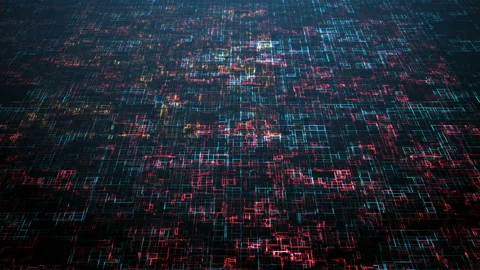 Futuristic concept of information technology 4k Stock Footage 128675179