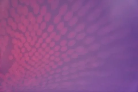 A futuristic concept of technology. Abstract glowing circular lines on a purple Stock Photos