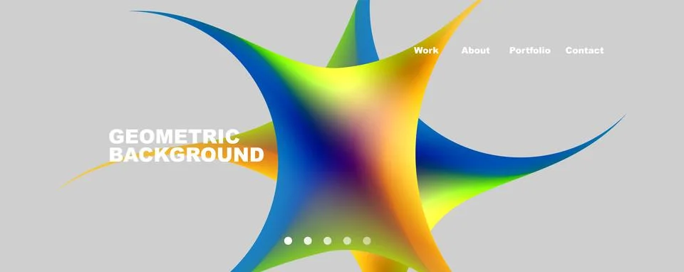 Futuristic concept vector geometric background 스톡 일러스트