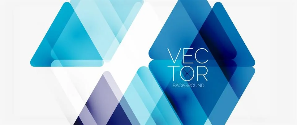 Futuristic concept vector geometric background Stock Illustration