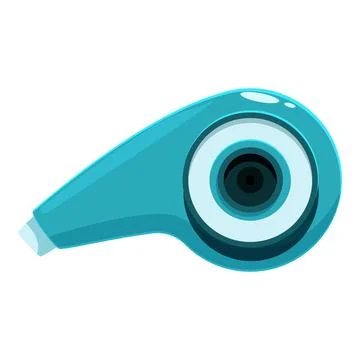 Futuristic correction tape dispenser simplifying editing process Stock Illustration