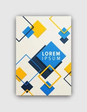 Futuristic Cover Pattern on Vector Illustration Stock Illustration