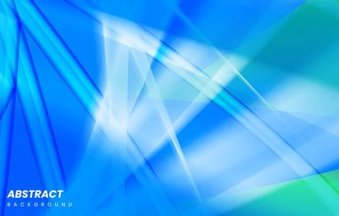 Futuristic creative custom shape with gradient blue color abstract style Stock Illustration