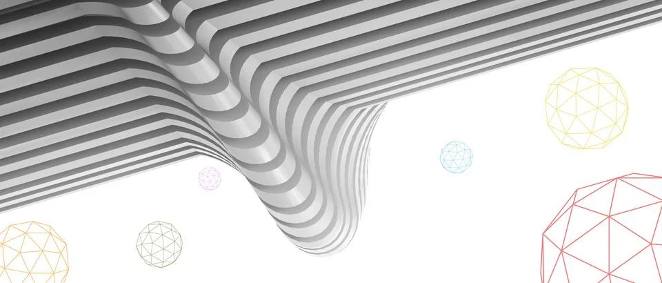 Futuristic Creative idea. Technology and Innovation background for metaverse Stock Illustration