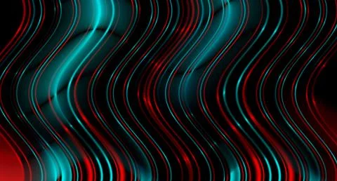 Futuristic curvy abstract background Stock Illustration