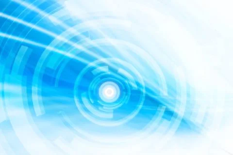 Futuristic Curvy Background Stock Illustration