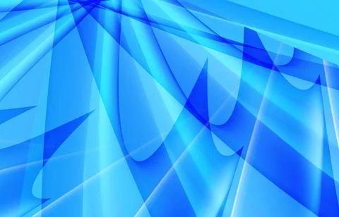 Futuristic cyan blue abstract background with geometric shapes Stock Illustration