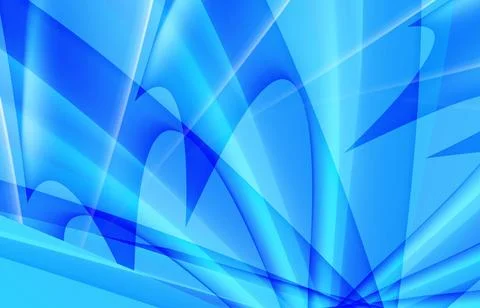 Futuristic cyan blue abstract background with geometric shapes Stock Illustration