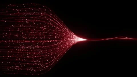 Futuristic Cyber Security Network Infrastructure and Flow Analysis Stock Footage 335535217
