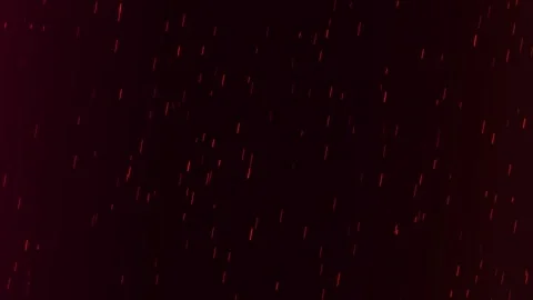 Futuristic Cyberpunk Red Falling Rain Background Loop for Video Stock Footage 340274053