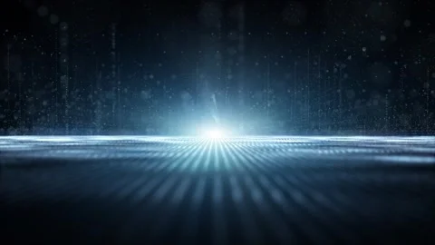 Futuristic cyberspace technology digital road animation Stock-Footage 323493327