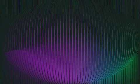 Futuristic dark abstract background featuring 3D torus shape with purple an.. 스톡 일러스트