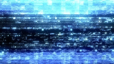 Futuristic Data Abstraction Flickers and Rolls 스톡 동영상 94584775