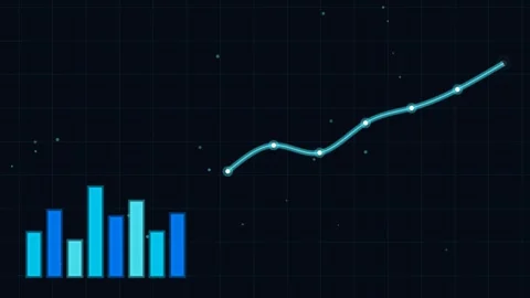 Futuristic Data Analytics Interface Stock Footage 342585210