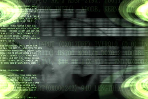 Futuristic data background Stock Footage 591811