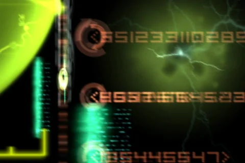 Futuristic data background Video stock 591826
