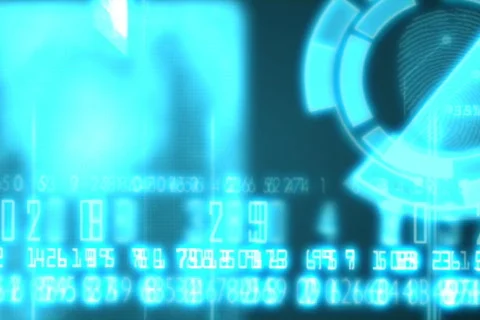 Futuristic data background Stock Footage 591827