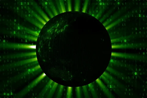 Futuristic data background Stock Footage 591831