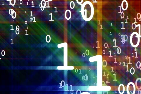 Futuristic data background Stock Footage 599878