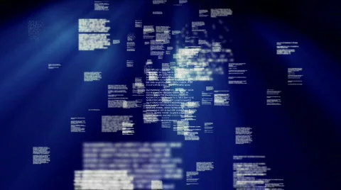 Futuristic data background Stock Footage 600010