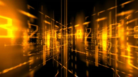Futuristic data background Stock Footage 609249