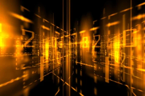 Futuristic data background Stock Footage 609308