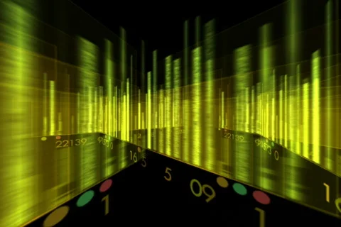 Futuristic data background Stock Footage 609315