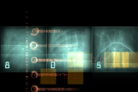 Futuristic data background Stock Footage 609391