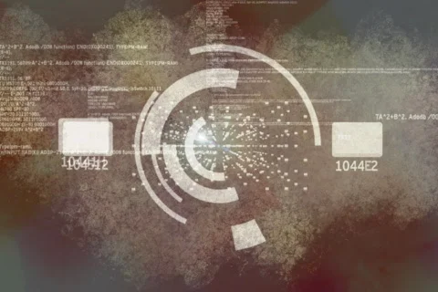 Futuristic data background Stock Footage 723764