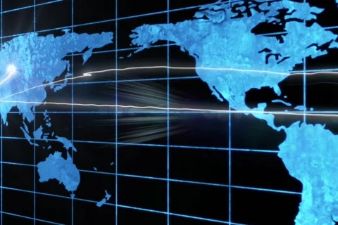 Futuristic data background Stock Footage 723785