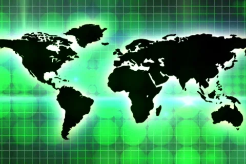 Futuristic data background Stock Footage 723792