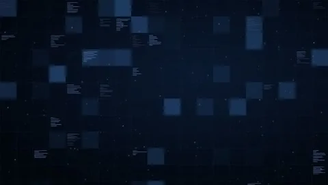 Futuristic Data Background With Squares and Lines Видео 331318353