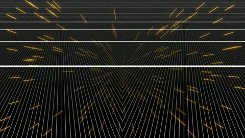 Futuristic data flow abstract background with neon light streaks and geomet.. Stock Footage 336228239