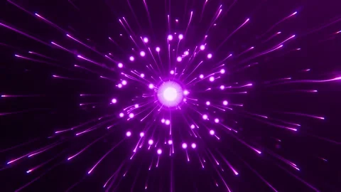 Futuristic Data Flow Orb with Radiant Light Trails Loop Animated Stock Footage 318724221