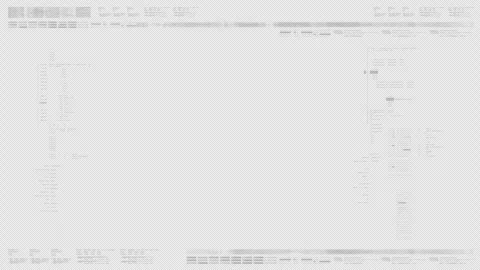 Futuristic Data Matrix HUD-UI Screen Background Template Stock Footage 263410427
