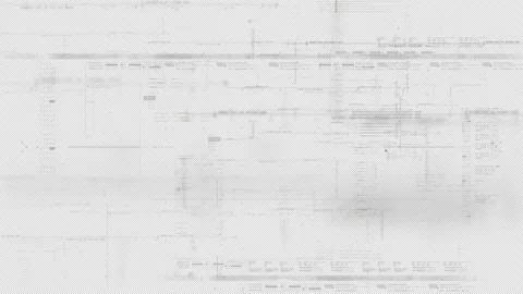 Futuristic Data Matrix HUD-UI Screen Background Template Stock Footage 263412208