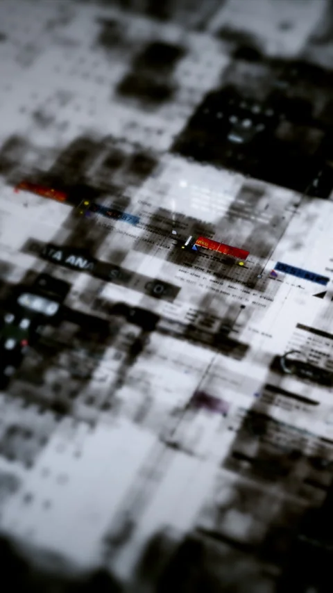 Futuristic Data Matrix Simulation Background Stock Footage 275331504