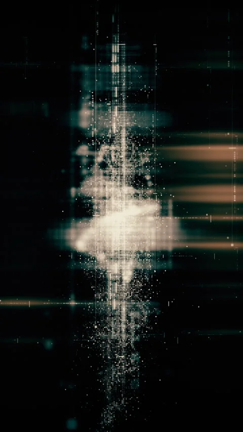 Futuristic Data Matrix Simulation Background 스톡 동영상 280959224