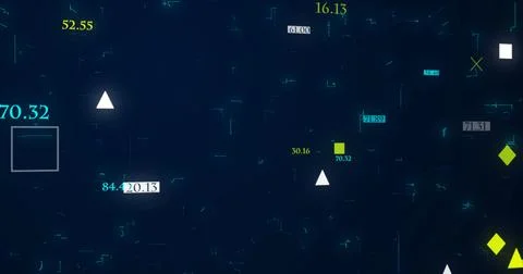 Futuristic data network background.Technology Big Data Cloud Transfer for B.. イラスト素材