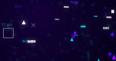 Futuristic data network background.Technology Big Data Cloud Transfer for B.. Stock Illustration