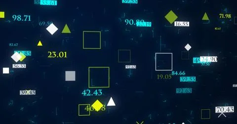 Futuristic data network background.Technology Big Data Cloud Transfer for B.. Stock Illustration